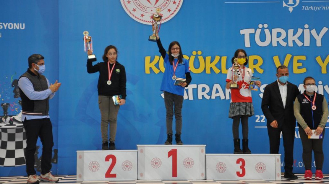 Arya AYDOĞAN, 2022 Türkiye Küçükler Satranç Şampiyonasında Şampiyon Oldu