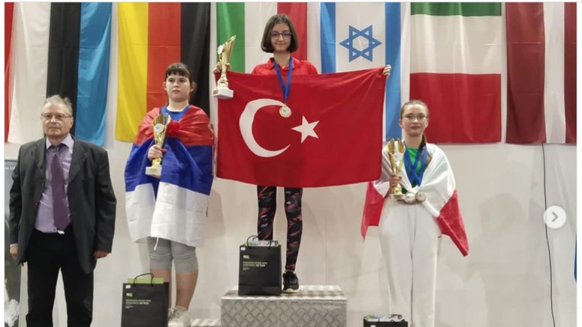 Öğrencimiz Satranç Avrupa Şampiyonu Oldu